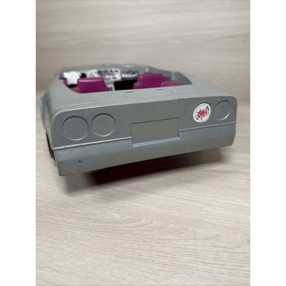 Barbie Silver Corvette Convertible Car  Retro 1984 Mattel Box For Parts Only